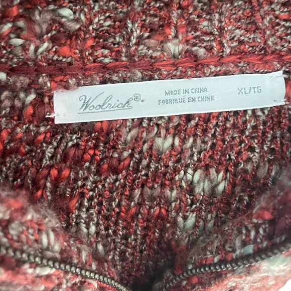 Woolrich | Womens Marled Quarter Zip Sweater - Picture 7 of 7